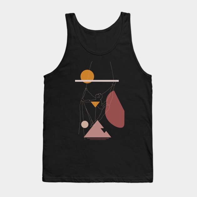 Aerialist Minimal Art Tank Top by LaBellaCiambella